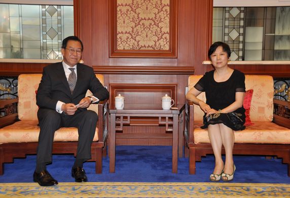 Ambassador Kwon Young-se and CPAFFC President Li Xiaolin